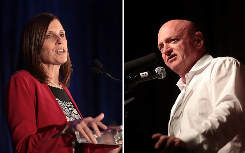 Sen. Martha McSally and Mark Kelly