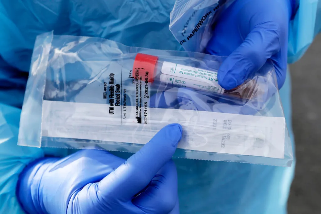 coronavirus testing  x