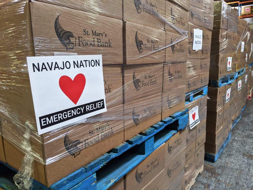 Nearly 600 Tuba City Families Fed From Record-Setting Food Donation