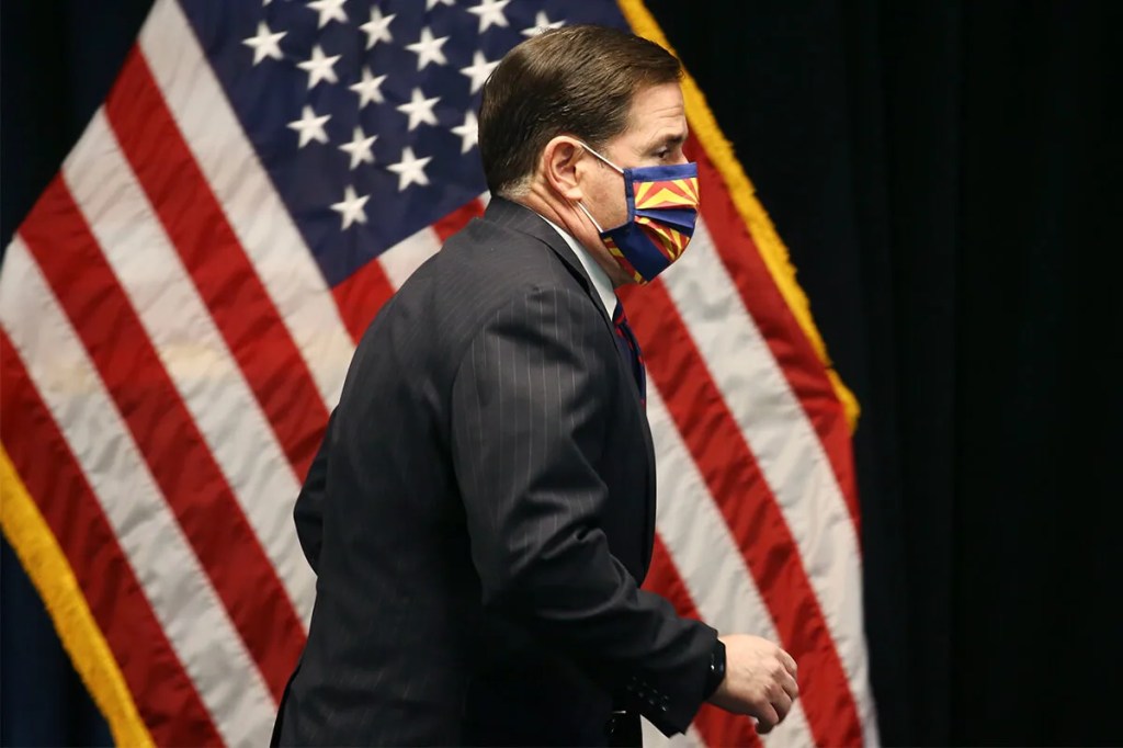 Gov. Doug Ducey Sues Biden Administration After Promising COVID Funds to Schools Without Mask Requirement