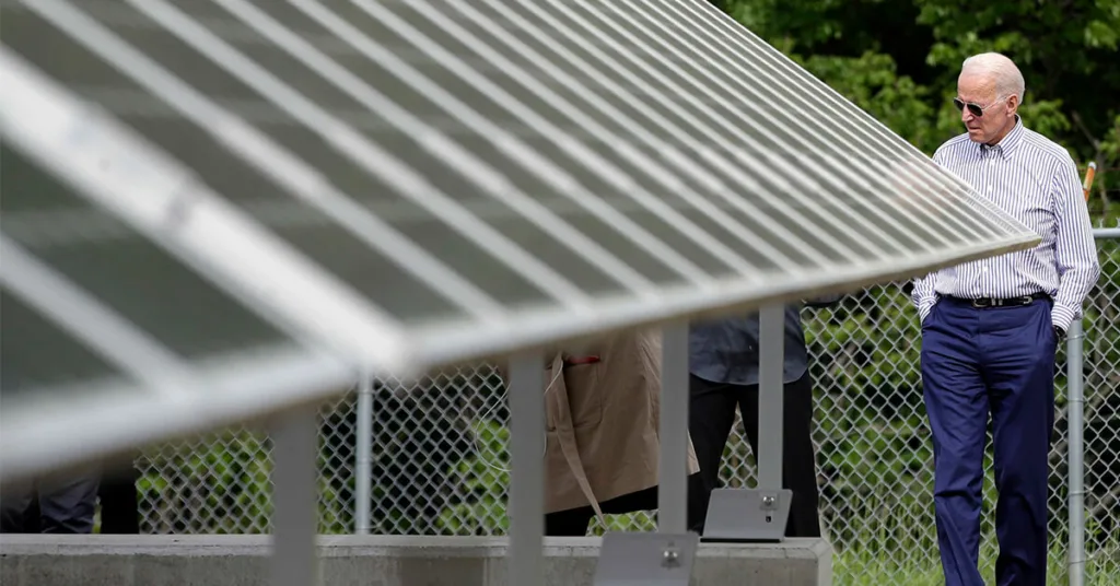 joe biden solar climate