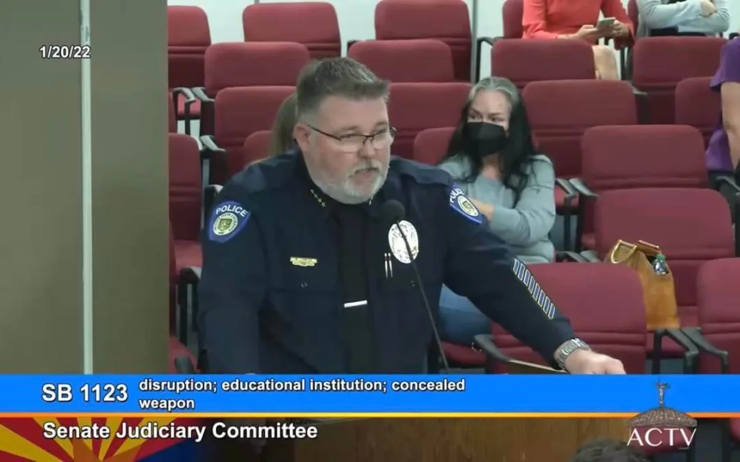 ASU Police Chief Testifies Against Republican Proposal to Allow Concealed Weapons on Campus