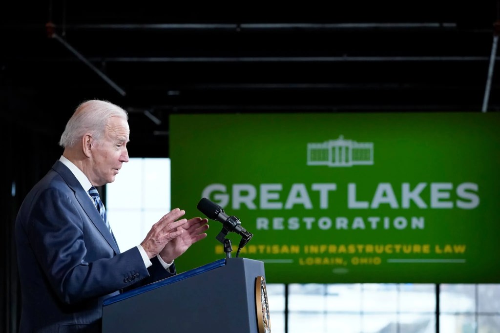 Biden: Infrastructure Plan Gives $1B for Great Lakes Cleanup