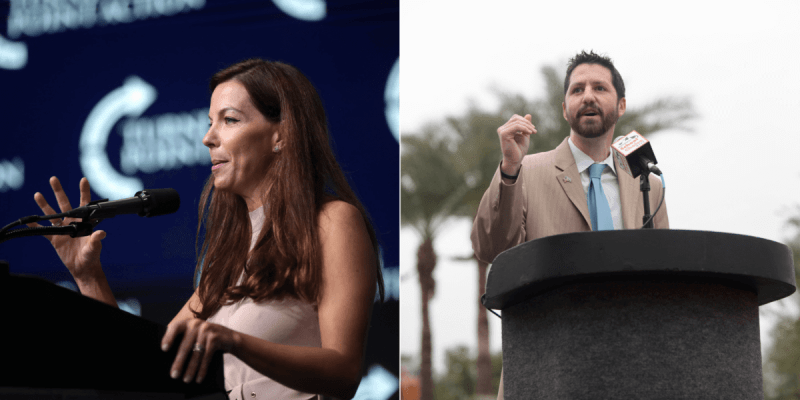 side by side photo of Michelle Ugenti-Rita and Paul Boyer