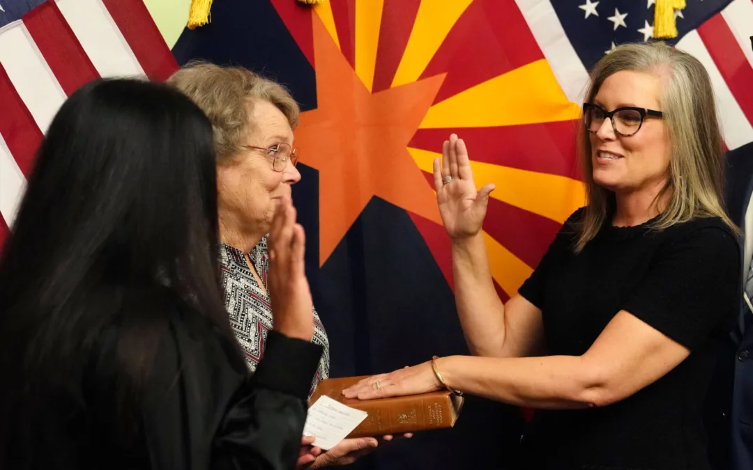 Democrat Katie Hobbs Takes Office as Arizona Governor