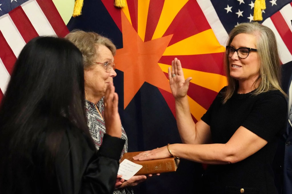 Democrat Katie Hobbs Takes Office as Arizona Governor