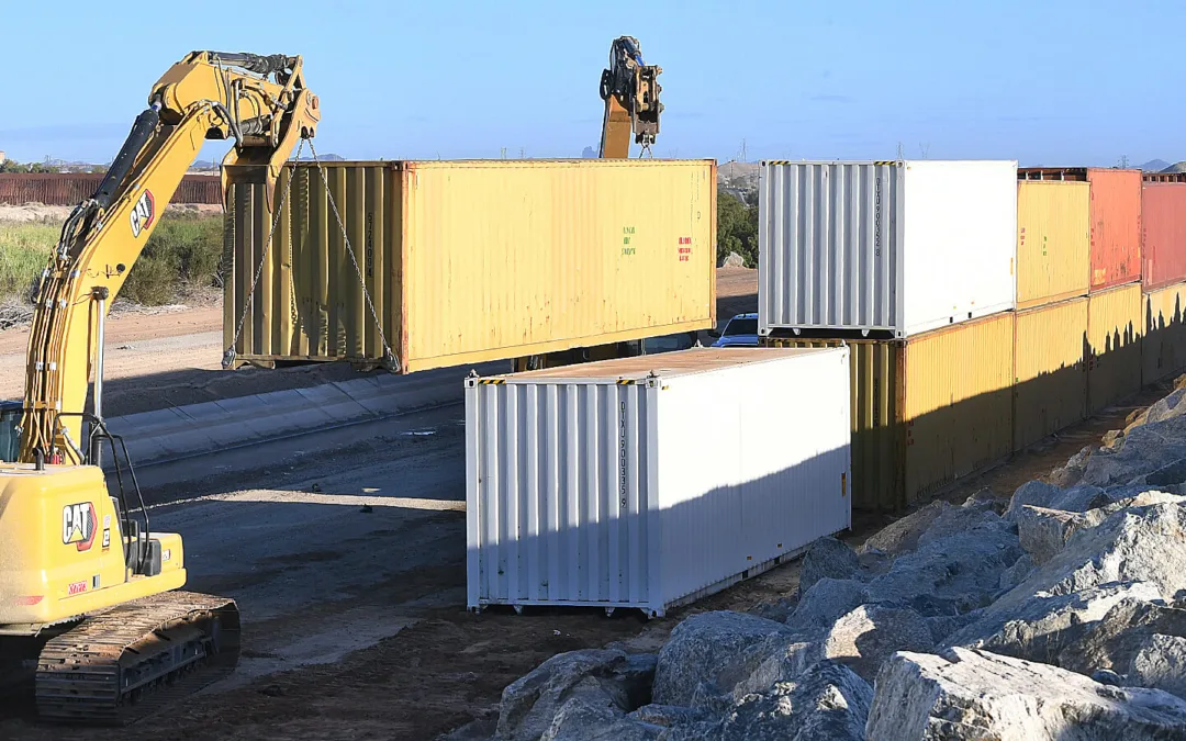 Arizona’s Shipping Container Wall on Border Is Coming Down