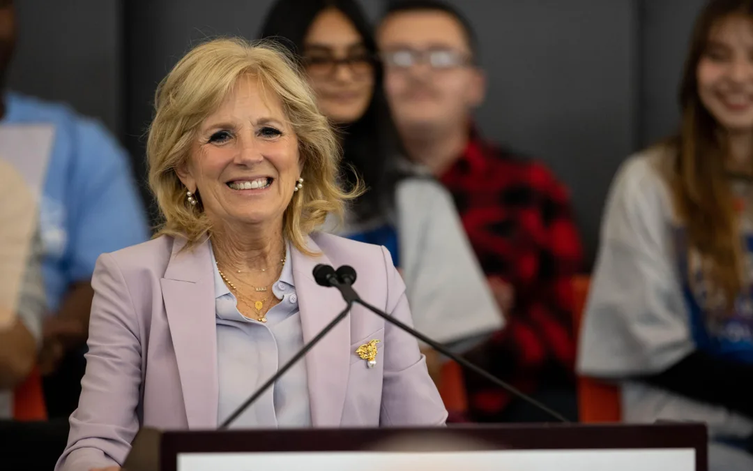 First Lady Jill Biden Visits Mesa Community College to Talk College, Jobs