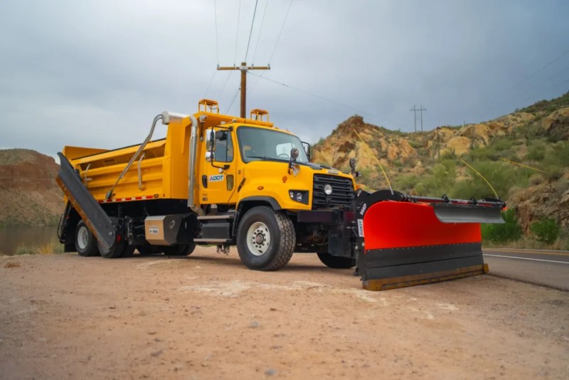 Arizona Department of Transportation snowplow