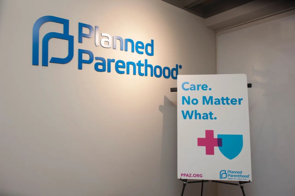 Meet an Arizona woman who volunteers to walk people into abortion clinics