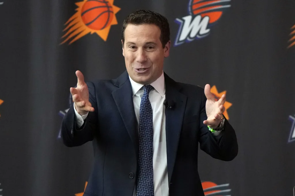 Phoenix Suns owner mat ishbia speaking