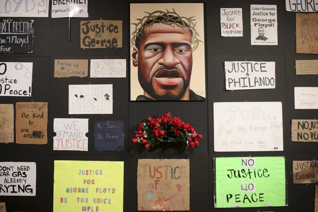 Protest art from George Floyd murder site on display at ASU