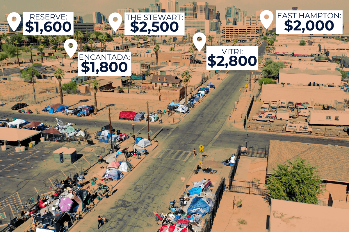 We mapped out all 400 apartment complexes accused of rent price-fixing in Arizona We mapped out all 400 apartment complexes accused of rent price-fixing in Arizona
