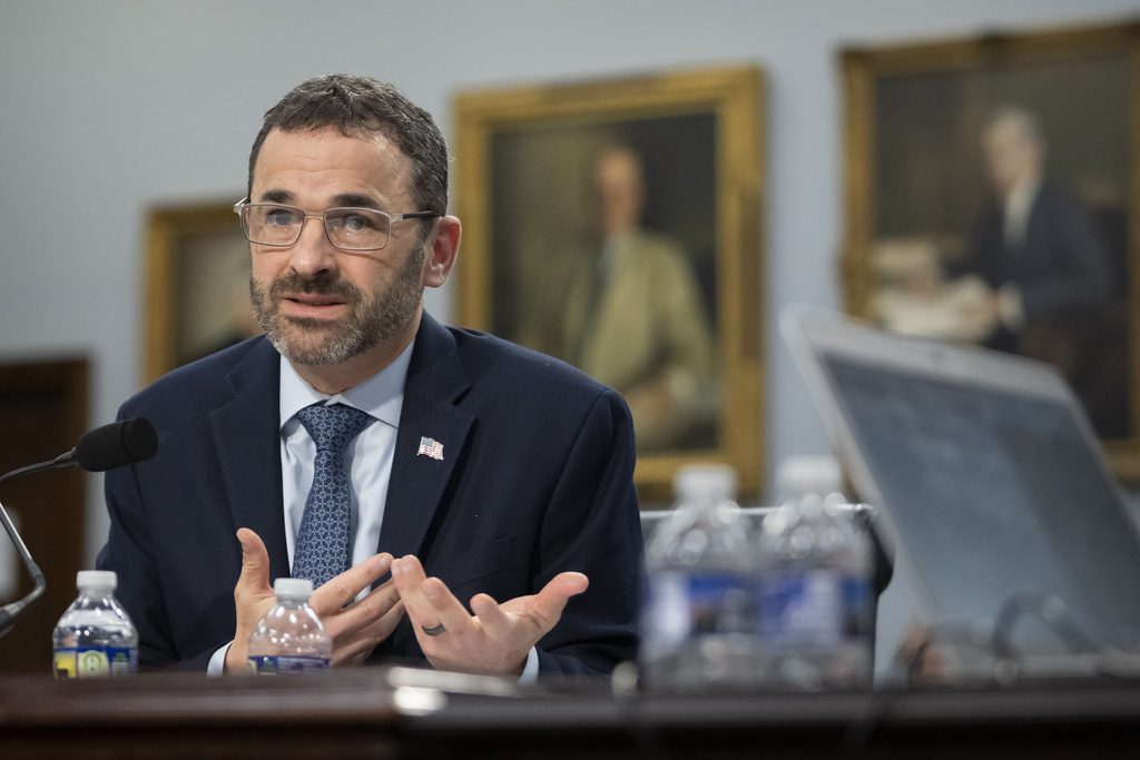 Internal Revenue Service (IRS) Commissioner Danny Werfel speaks during a House Committee on Appropriations Subcommittee on Financial Services and General Government hearing on Capitol Hill, Tuesday, May 7, 2024, in Washington. (AP Photo/Mark Schiefelbein)