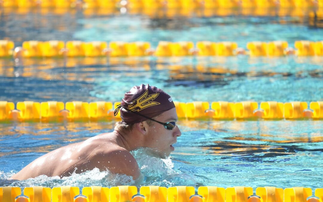 Ex-Arizona State star Leon Marchand is swimming for France at the Paris Olympics
