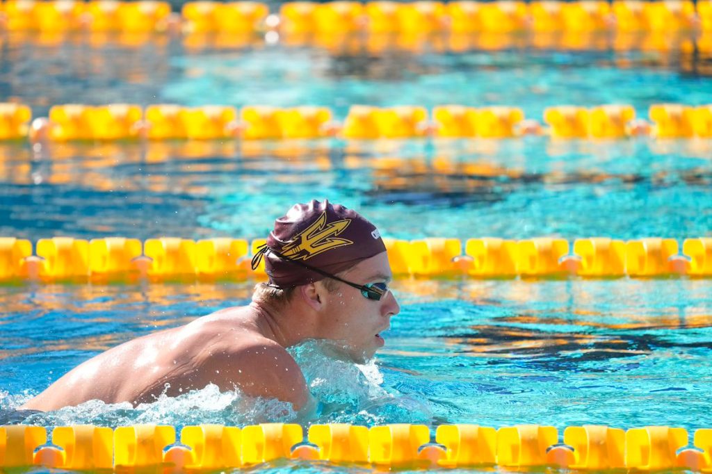 Ex-Arizona State star Leon Marchand is swimming for France at the Paris Olympics