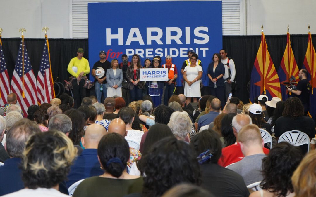 Kamala Harris’ first week as presidential candidate sends jolt of enthusiasm through Arizona