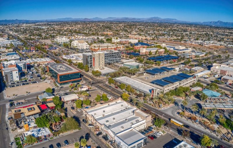 aerial shot of Chandler