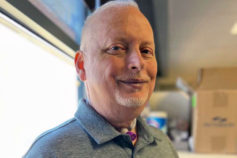 Marty Kedian poses for photo at Mayo Clinic