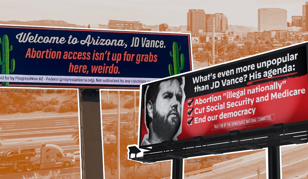 Harris campaign takes over Arizona’s horizon, airwaves—and your doorstep
