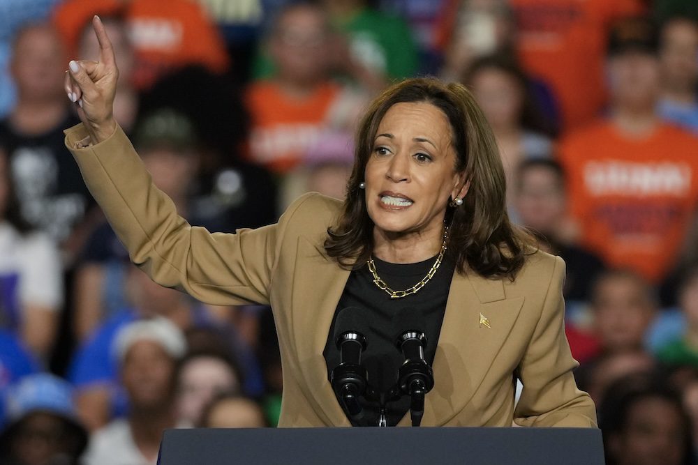 Harris rips Trump for his criticism of federal storm response and calls for ‘dignity’