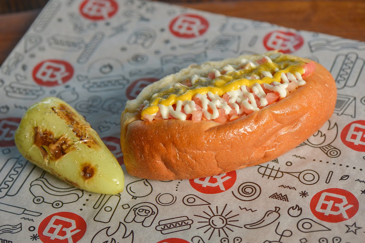 Sonoran hot dog at BK Carne Asada in Tucson