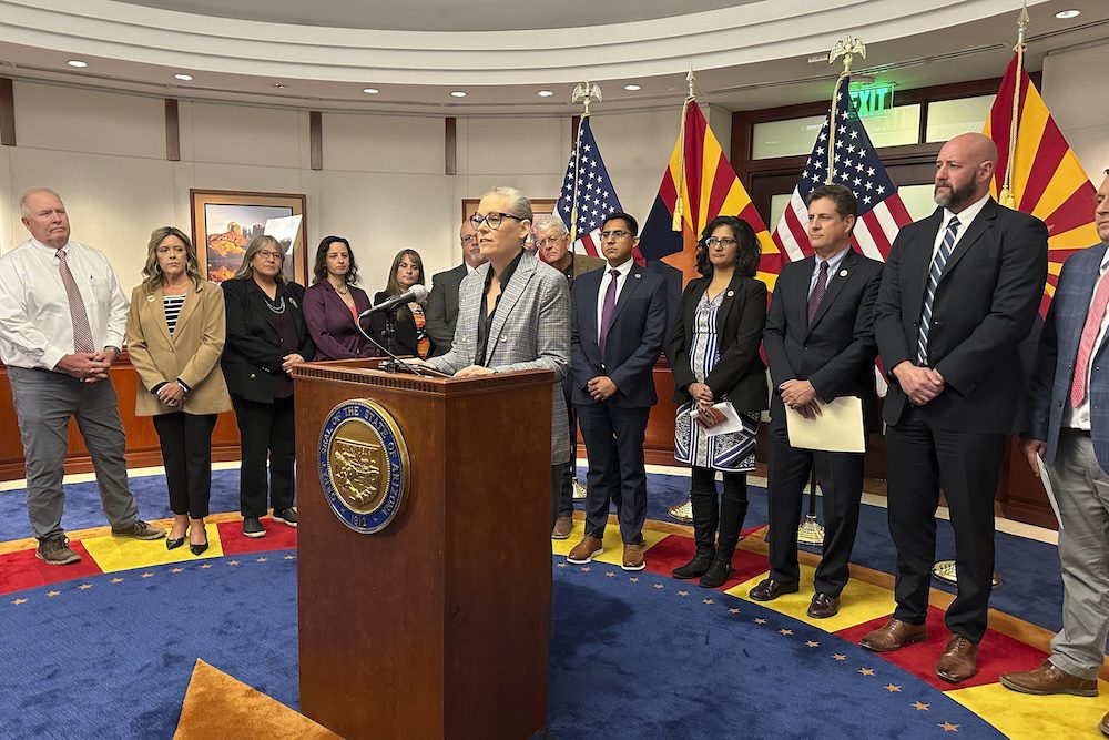 Arizona’s Democratic governor outlines groundwater proposal that has Republican support