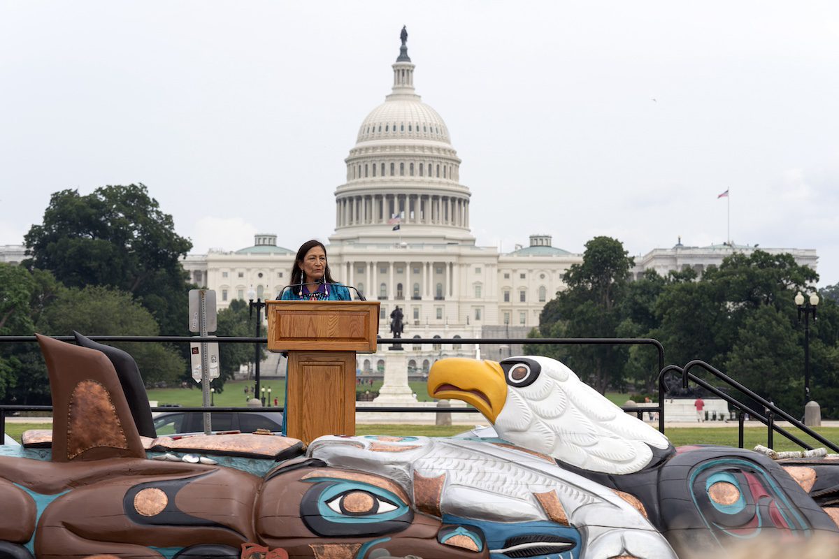 Deb Haaland reflects on tough choices during tenure as first Native American cabinet secretary Deb Haaland reflects on tough choices during tenure as first Native American cabinet secretary