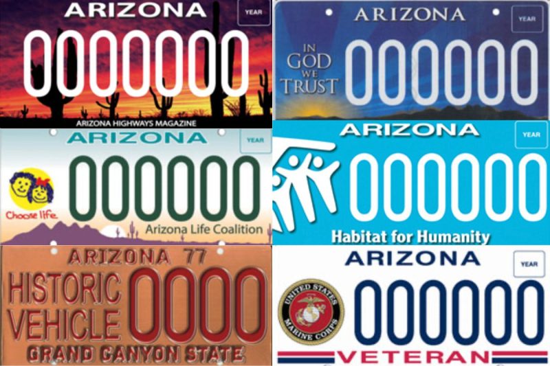 license plates