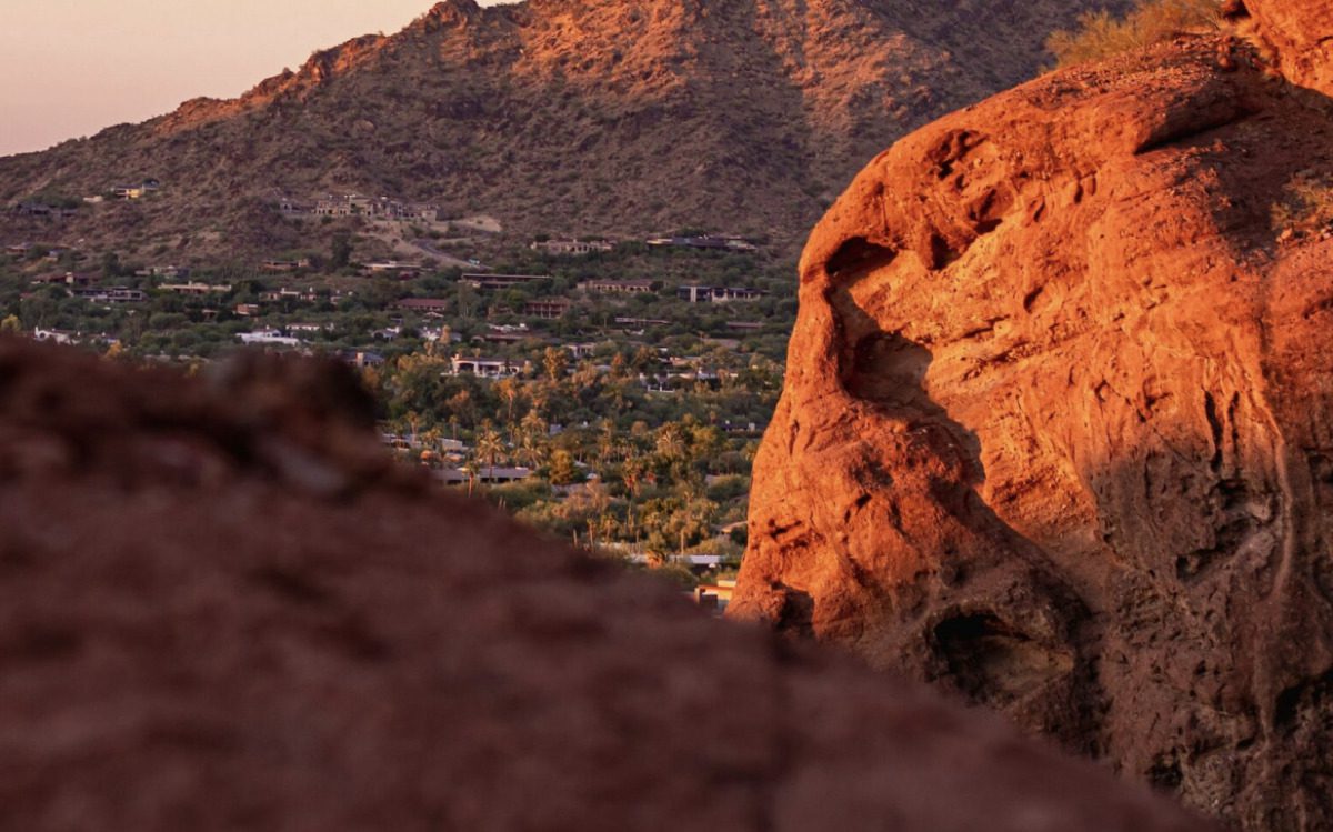 Paradise Valley at sunset