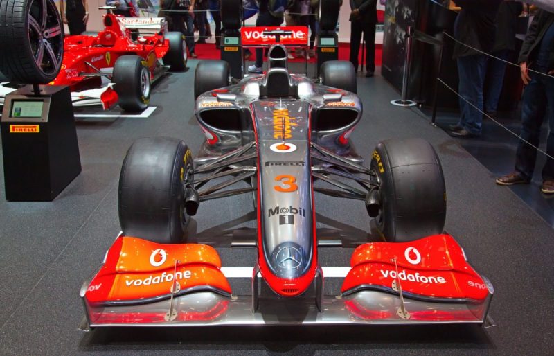 A Formula 1 racecar.