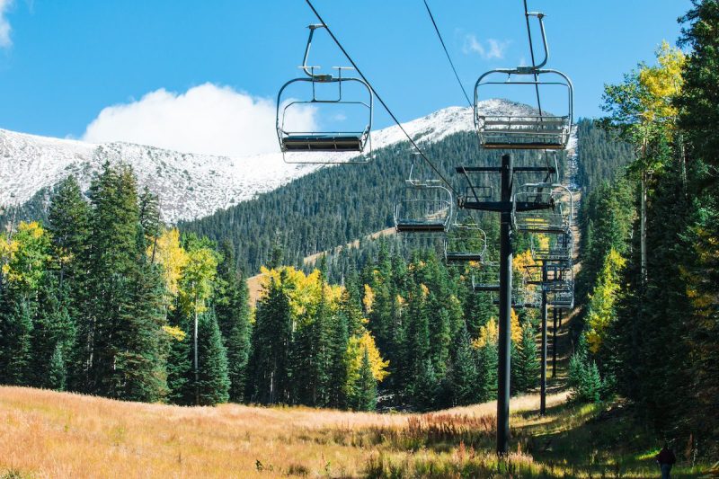 gondolas at Arizona Snowbowl