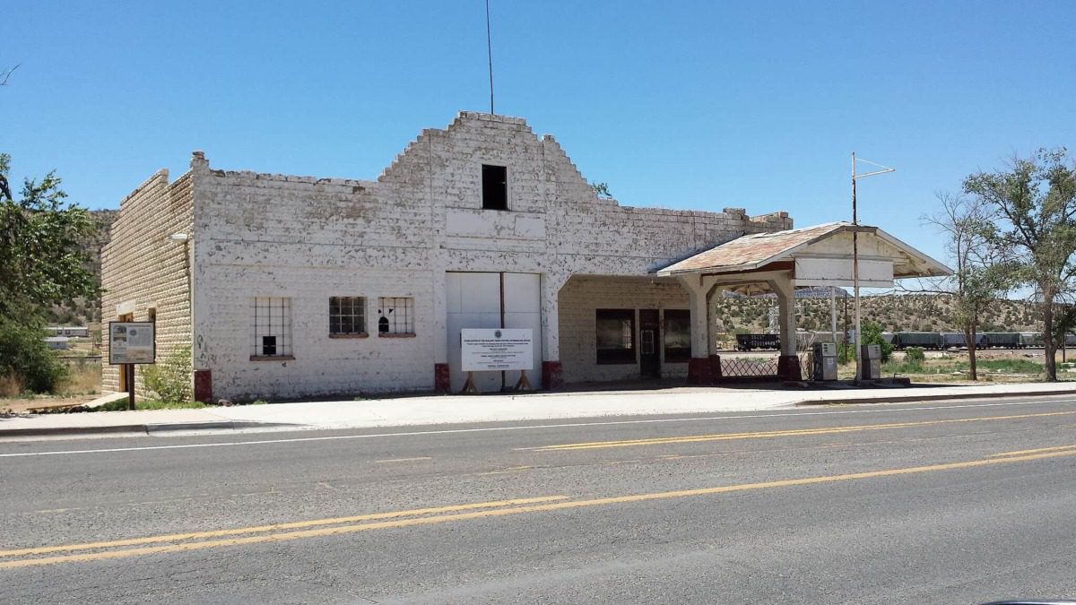 The exterior of the John Osterman Gas Station