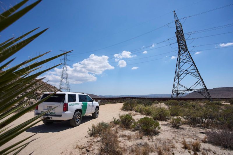 border patrol vehicle I the desert
