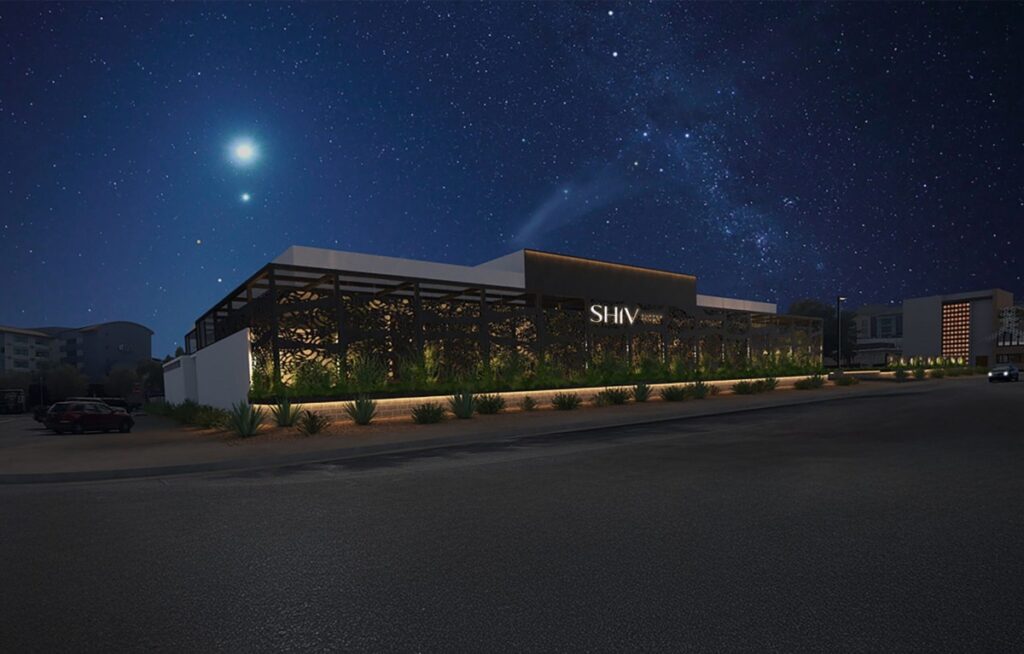 a rendering of the exterior of shiv supper club