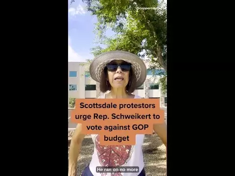 Scottsdale residents protest Trump’s ‘One Big Beautiful Bill’