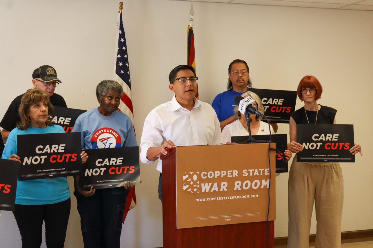 Arizona Dems launch ‘Copper State Victory’ campaign targeting Republicans who supported Medicaid cuts Arizona Dems launch ‘Copper State Victory’ campaign targeting Republicans who supported Medicaid cuts