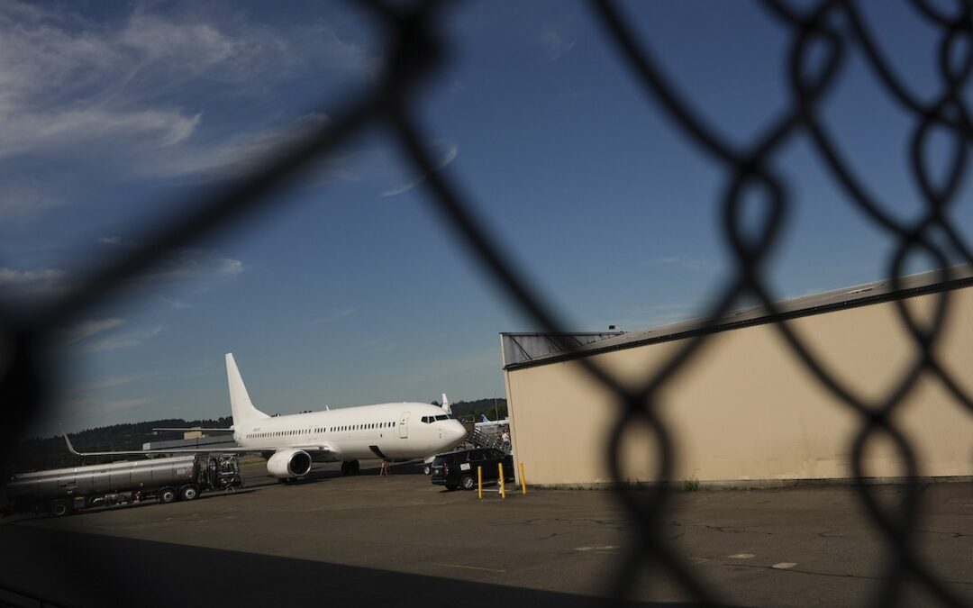 US deportation flights hit record highs as carriers try to hide the planes, advocates say