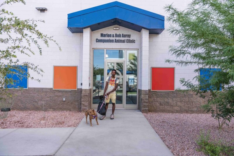 the new St. Vincent de Paul Marion and Bob Auray Companion Animal Hospital in Phoenix offers free pet care