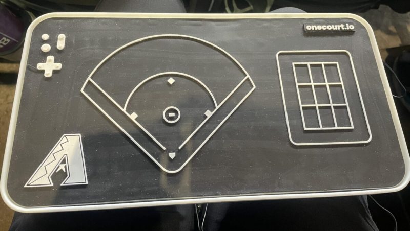OneCourt tactile broadcast device