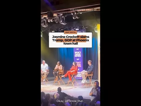 WATCH: US Rep. Jasmine Crockett slams Trump in Phoenix