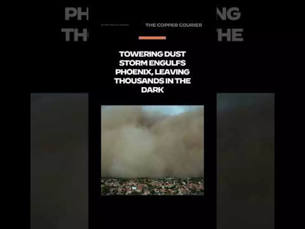 WATCH: Towering dust storm engulfs Phoenix, leaving thousands in the dark