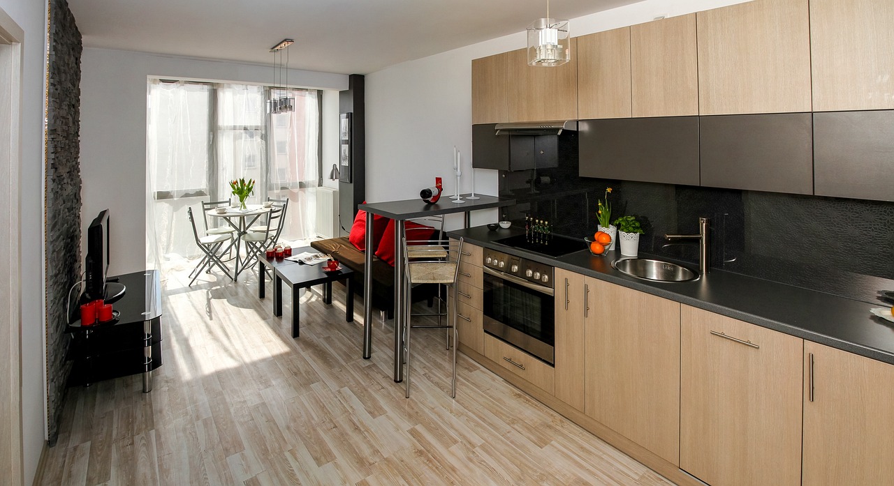 inside of an apartment