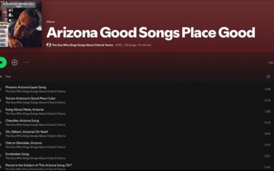 This artist wrote 26,000 songs—maybe one about your Arizona hometown