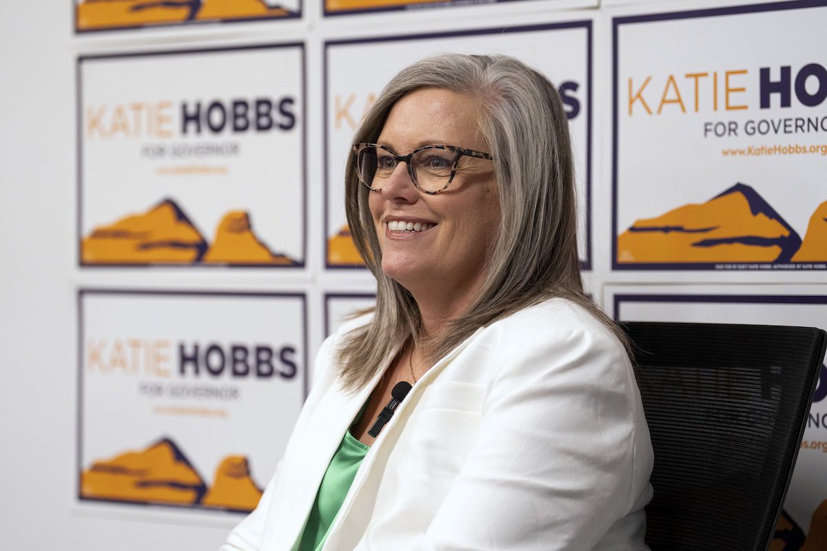 Arizona’s Democratic governor launches her reelection bid in the key swing state