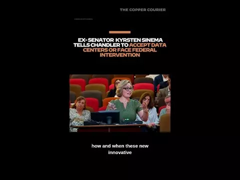 WATCH: Sinema lobbies for Chandler data center, says she’s working with Trump administration