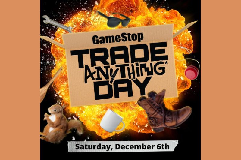 flyer for GameStop's Trade Anything day