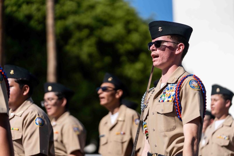 young people in military uniform
