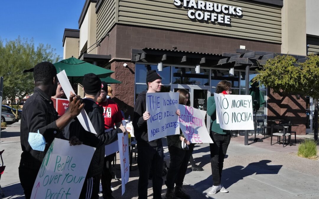 Gallego to picket with Starbucks baristas in longest strike in company history