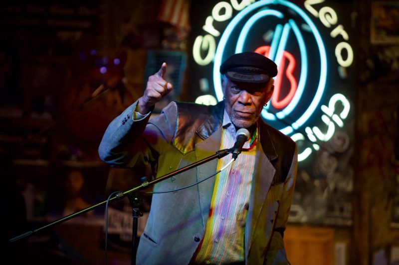Oscar award winner Morgan Freeman at his Ground Zero Blues Club in Mississippi